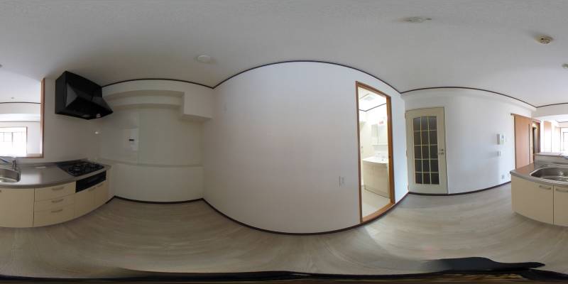 パノラマ画像キッチン