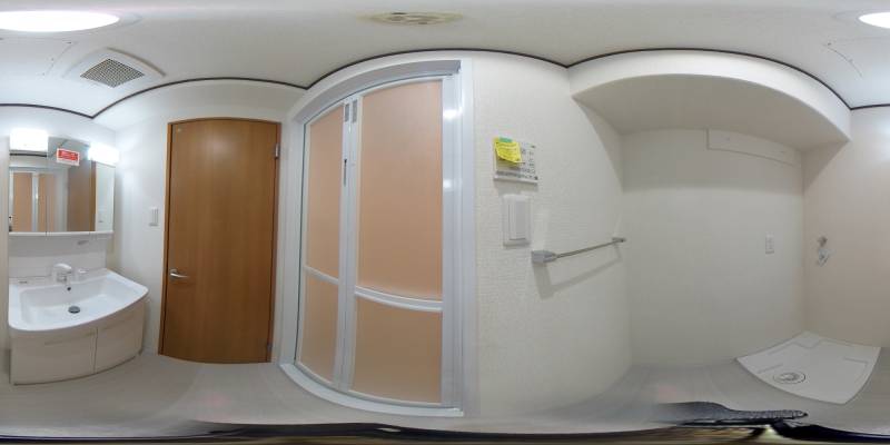 パノラマ画像洗面所