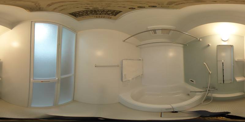 パノラマ画像バスルーム