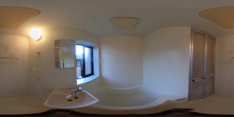 パノラマ画像バスルーム