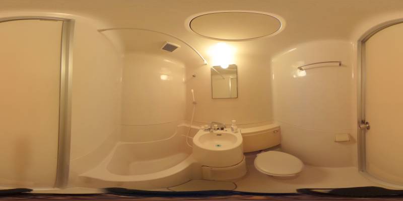 パノラマ画像バスルーム