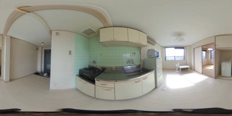 パノラマ画像キッチン