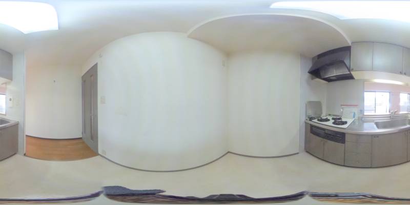 パノラマ画像キッチン