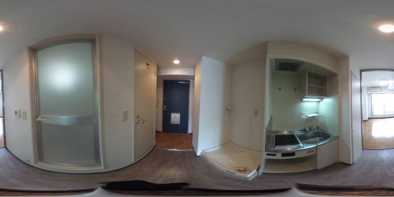 パノラマ画像キッチン