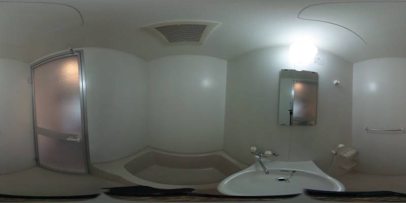 パノラマ画像バスルーム