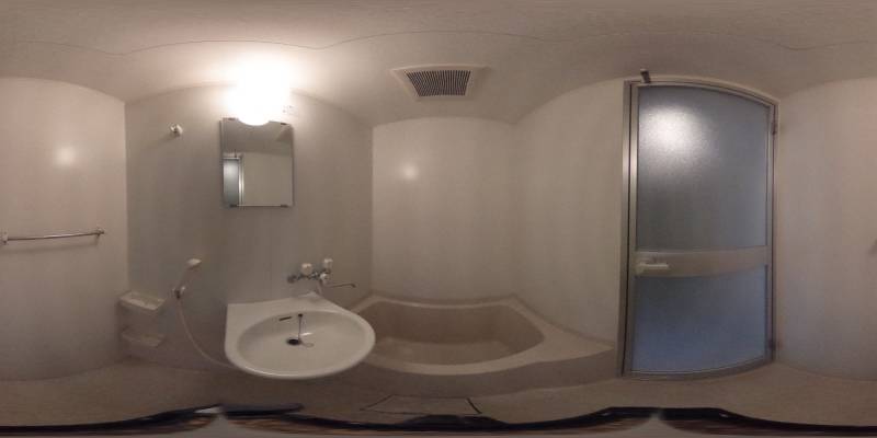 パノラマ画像バスルーム