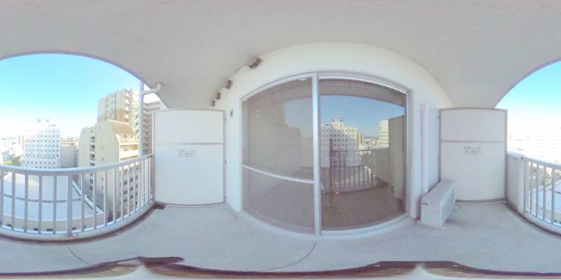 パノラマ画像バルコニー