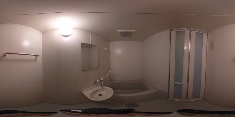 パノラマ画像バスルーム