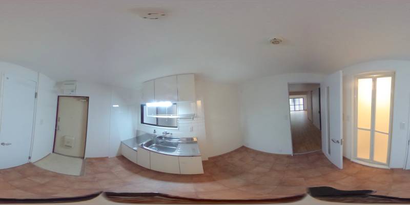 パノラマ画像キッチン