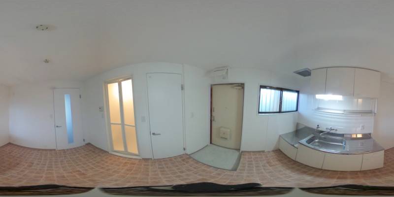 パノラマ画像キッチン