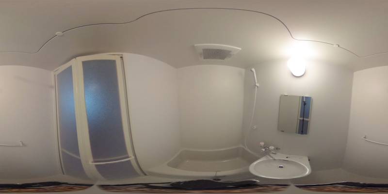 パノラマ画像バスルーム