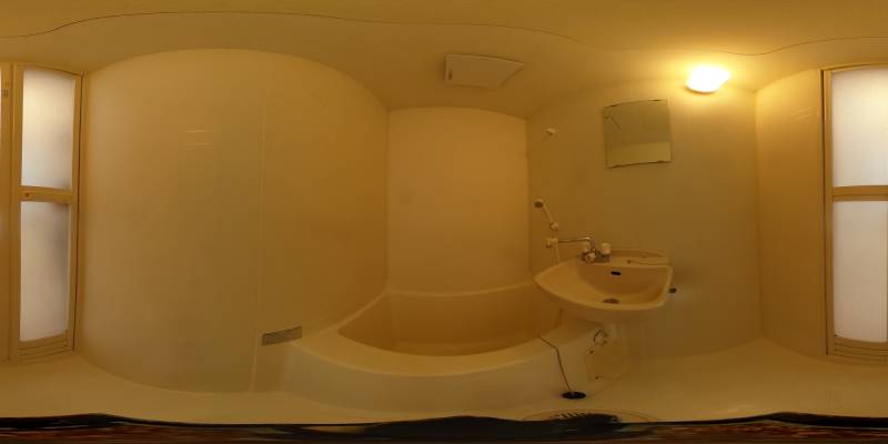 パノラマ画像バスルーム