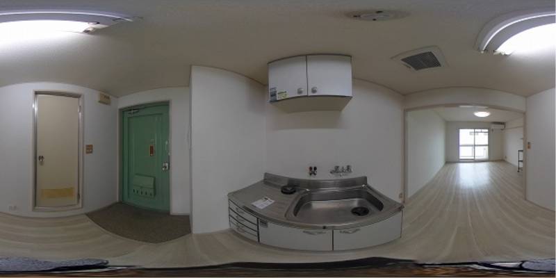 パノラマ画像キッチン