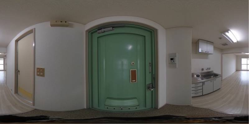 パノラマ画像玄関