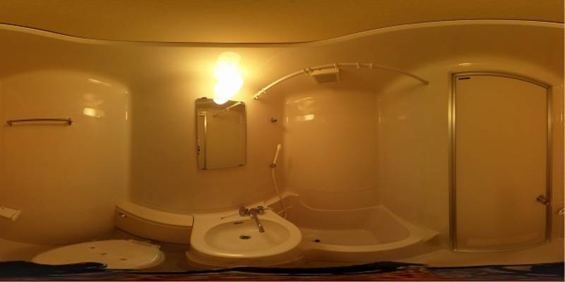 パノラマ画像バスルーム