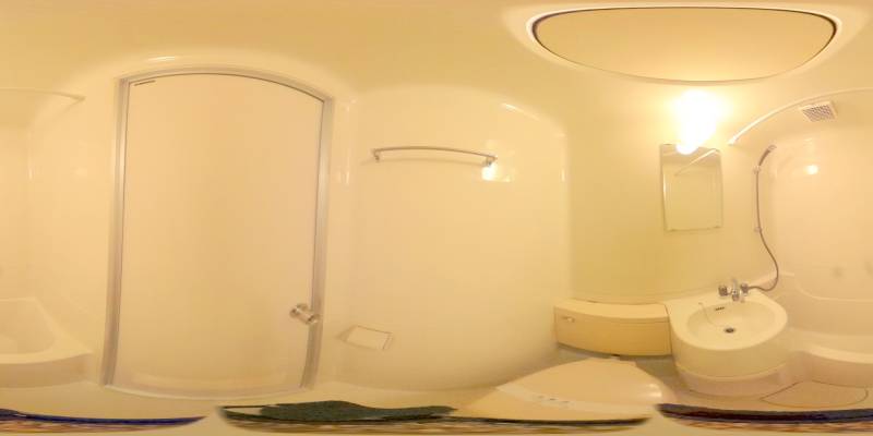 パノラマ画像バスルーム