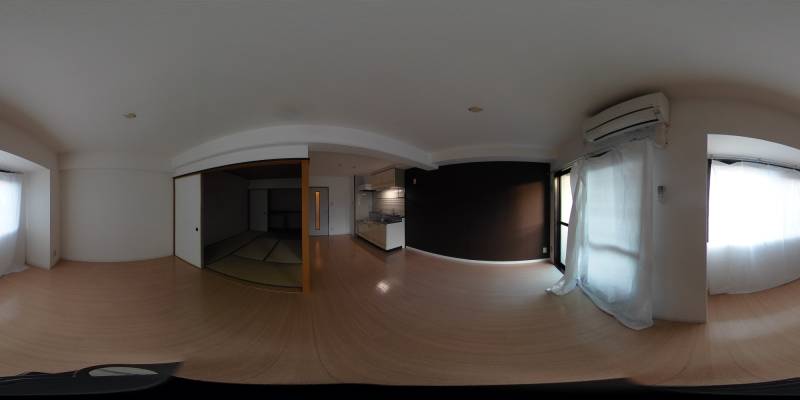 パノラマ画像リビング