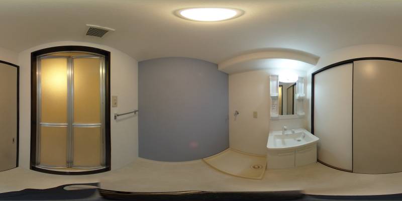 パノラマ画像洗面所