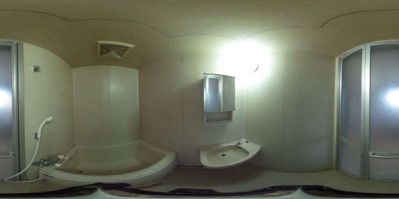 パノラマ画像バスルーム