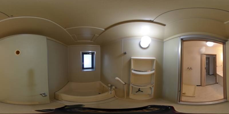 パノラマ画像バスルーム