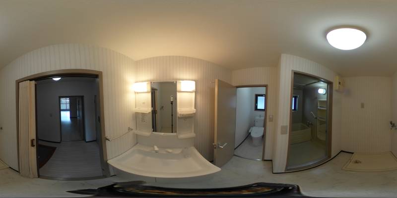 パノラマ画像バスルーム