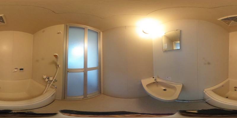 パノラマ画像バスルーム