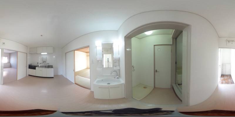 パノラマ画像洗面所