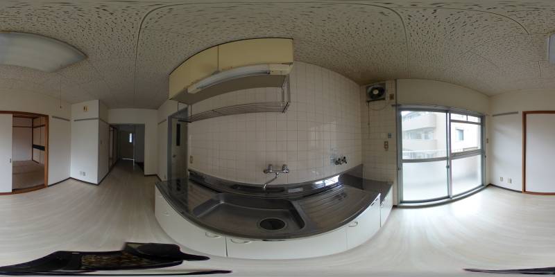 パノラマ画像キッチン