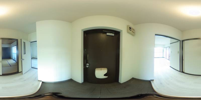 パノラマ画像玄関