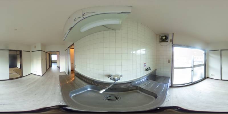 パノラマ画像キッチン