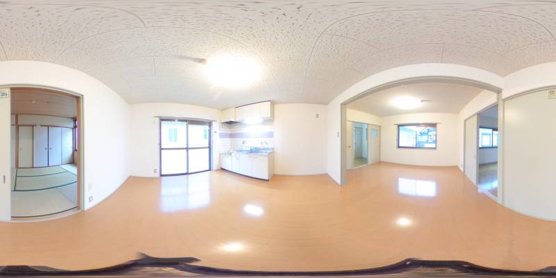 パノラマ画像リビング