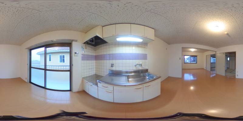 パノラマ画像キッチン