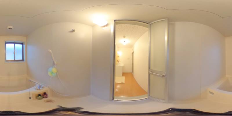 パノラマ画像バスルーム