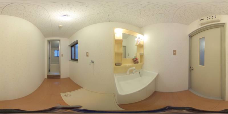 パノラマ画像洗面所