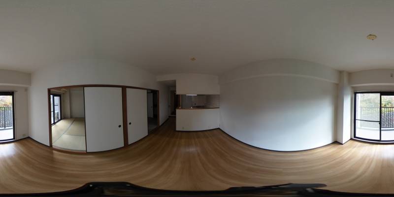 パノラマ画像リビング