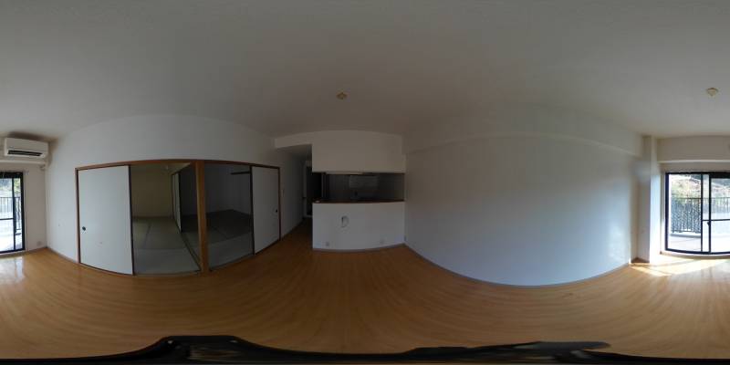 パノラマ画像リビング