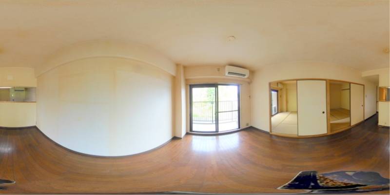 パノラマ画像リビング