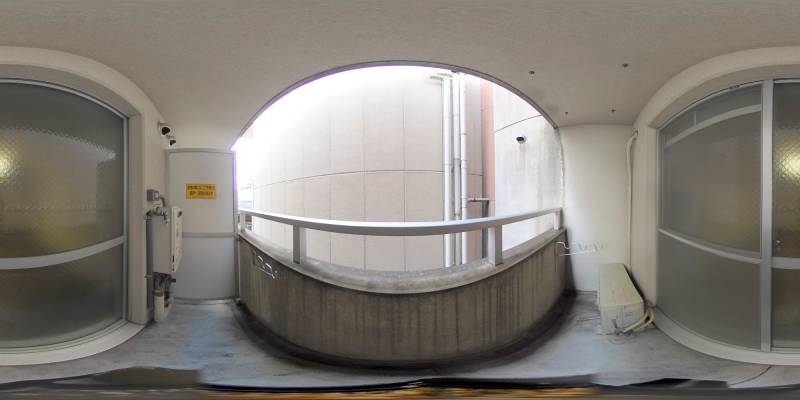 パノラマ画像バルコニー