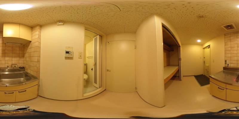 パノラマ画像キッチン