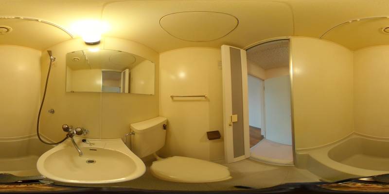 パノラマ画像バスルーム