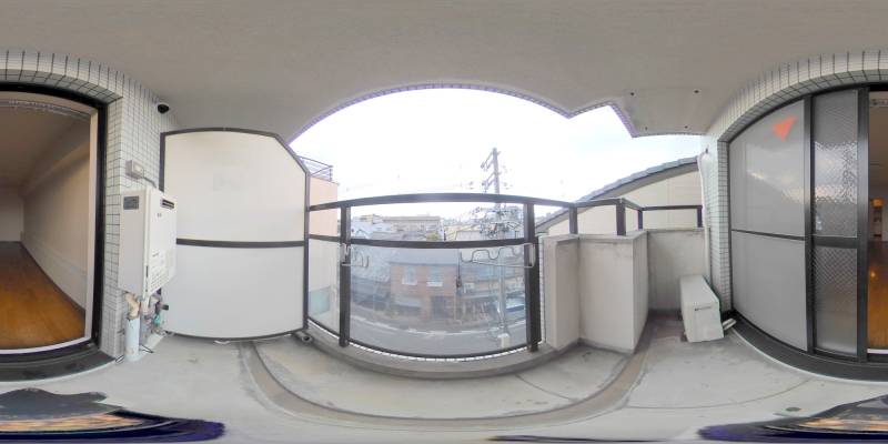 パノラマ画像バルコニー