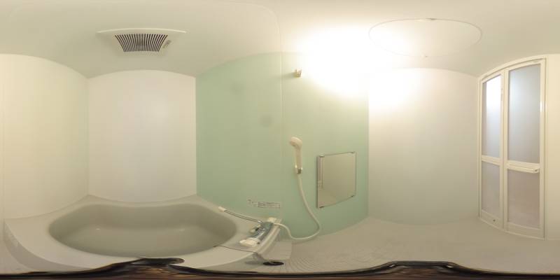 パノラマ画像バスルーム