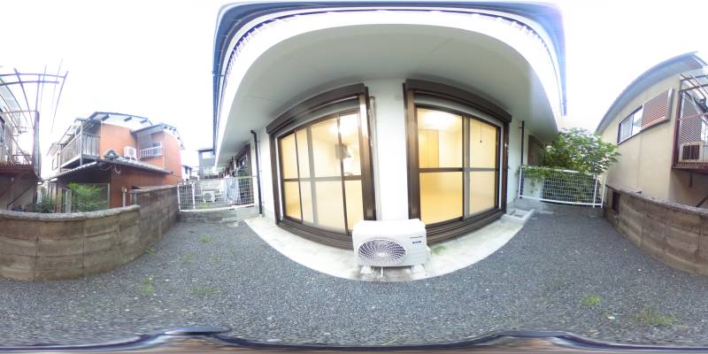 パノラマ画像庭