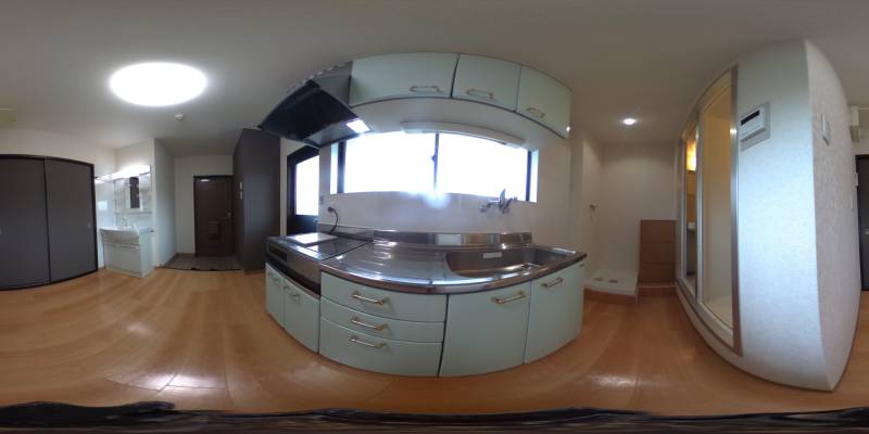 パノラマ画像キッチン