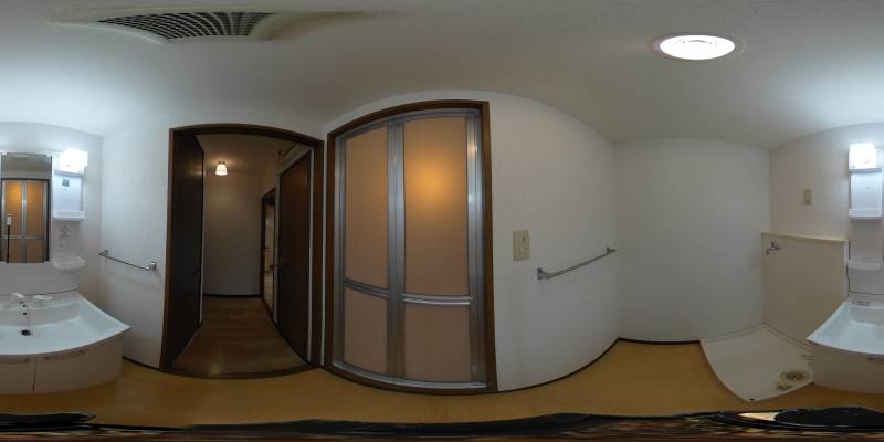 パノラマ画像洗面所