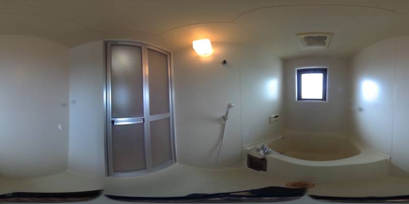 パノラマ画像バスルーム