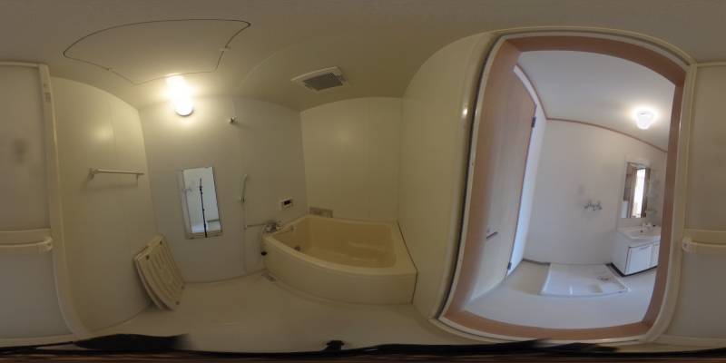 パノラマ画像バスルーム