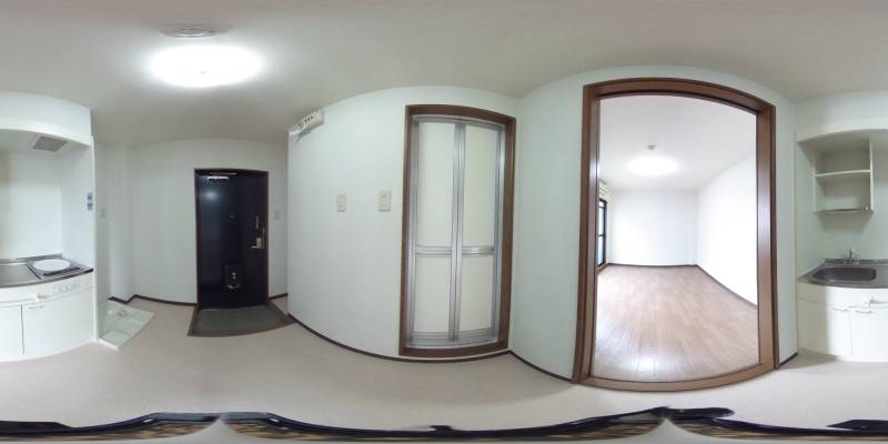 パノラマ画像キッチン