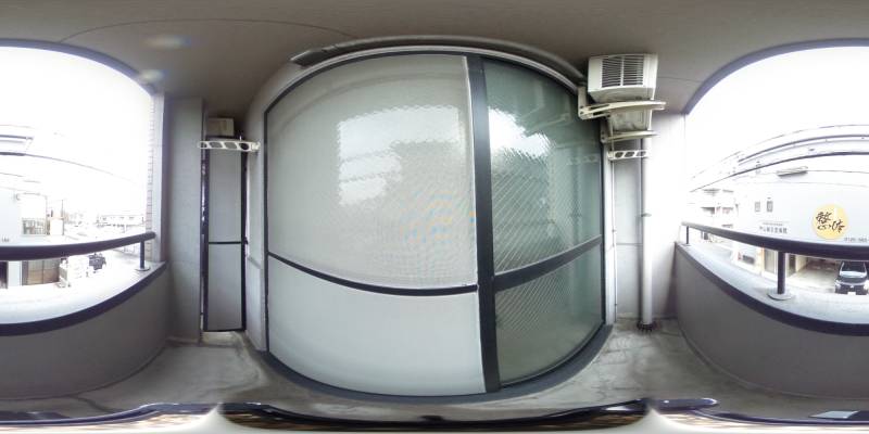 パノラマ画像バルコニー