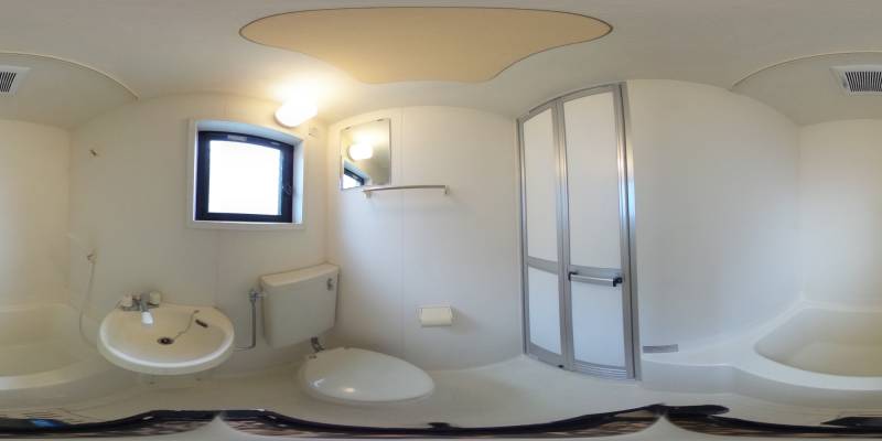 パノラマ画像バスルーム